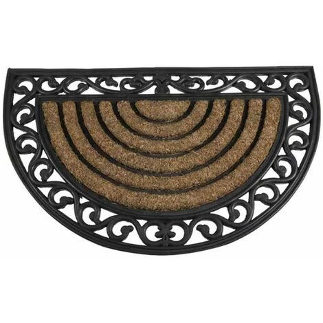 SIENA GARDEN Gummimatte Impalla 45x75cm Schwarz Schmutzfangmatte Matte Fußabtreter Haushalt 3 SIENA GARDEN Gummimatte Impalla 45x75cm Schwarz Schmutzfangmatte Matte Fußabtreter Haushalt