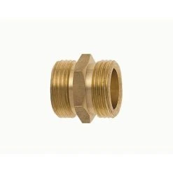 SIENA GARDEN Messing Gewindenippel 19x25mm Gewinde Fittings Nippel Werkzeug Werkstatt TOP NEU