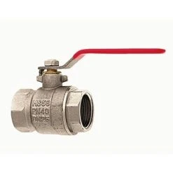 SIENA GARDEN Messing Kugelhahn 13 Mm (1/2") Innengewinde Vernickelt