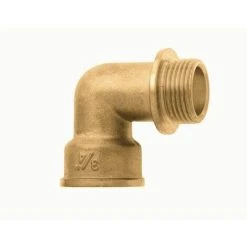 SIENA GARDEN Messing Winkel 90°19mm Fittings Rohrsystem Befestigung Werkzeug Heimwerker TOP