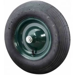 SIENA GARDEN Ersatzrad Für Fort Schubkarre Grün, Luftreifen 400 X 100 Mm