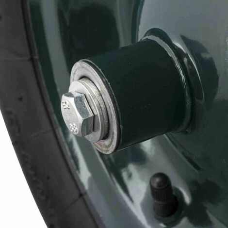 SIENA GARDEN Ersatzrad Für Fort Schubkarre Grün, Luftreifen 400 X 100 Mm 5 SIENA GARDEN Ersatzrad Für Fort Schubkarre Grün, Luftreifen 400 X 100 Mm – Bild 3