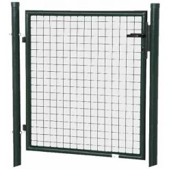 SIENA GARDEN Universal-Gartentor 1000 X 1000 Grün Aktion 50x50 RAL6005 Rundrohr