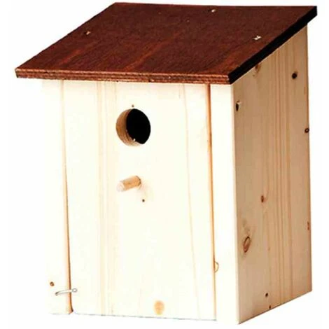 SIENA GARDEN Nisthöhle Flachdach "Nr. 50" Maße: 17 X 17 X 22 Cm, Kiefernholz 3 SIENA GARDEN Nisthöhle Flachdach "Nr. 50" Maße: 17 X 17 X 22 Cm, Kiefernholz