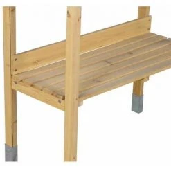 SIENA GARDEN Pflanztisch, 76 X 37 X 81 Cm, Natur Kiefernholz Mit Verzinkter Arbeitsplatte Und Haken -SIENA GARDEN Shop 20775613 4