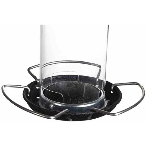 SIENA GARDEN Vogelfuttersäule Steel Line Für Mischfutter, 20cm 4 SIENA GARDEN Vogelfuttersäule Steel Line Für Mischfutter, 20cm – Bild 2