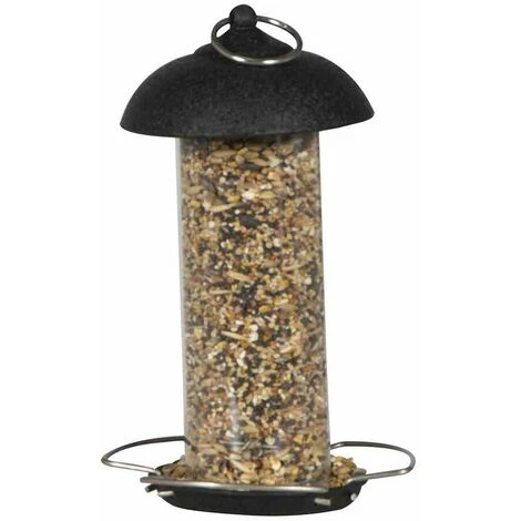 SIENA GARDEN Vogelfuttersäule Steel Line Für Mischfutter, 20cm 6 SIENA GARDEN Vogelfuttersäule Steel Line Für Mischfutter, 20cm – Bild 4