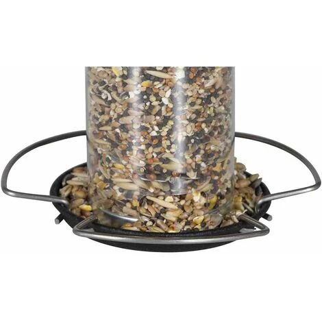 SIENA GARDEN Vogelfuttersäule Steel Line Für Mischfutter, 20cm 7 SIENA GARDEN Vogelfuttersäule Steel Line Für Mischfutter, 20cm – Bild 5