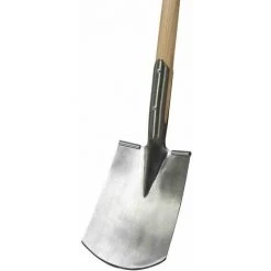 SIENA GARDEN Super-Profi-Spaten Bremer Form, Gr. 1, Doppelfederspaten, 85 Cm Eschen-T-Stiel