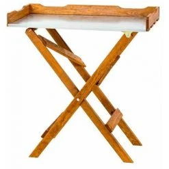 SIENA GARDEN Pflanztisch Klappbar, 78 X 38 X 86 Cm, Natur Kiefernholz Tauchimprägniert, Verzinkte Arbeitsplatte