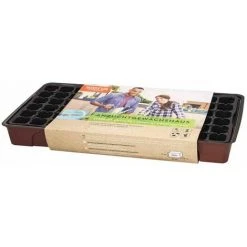 SIENA GARDEN Anzuchthaus XL 545x280x65 Mm Mit Topfplatte Mit 72 Töpfen Ø3,5 Cm