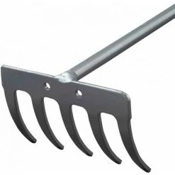 SIENA GARDEN Friedhofsgerät 5 Zinken Hammerschlag-anthrazit -SIENA GARDEN Shop 20781045 2