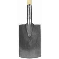 SIENA GARDEN Super-Profi-Spaten Gärtner Form, Gr. 2, Doppelfederspaten, 85 Cm Eschen-T-Stiel