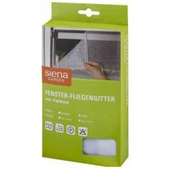 SIENA GARDEN Fenster-Fliegengitter 1,3 X 1,5 M, Weiß