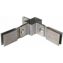 SIENA GARDEN 5 X Eckschelle Z-Profil Verzinkt