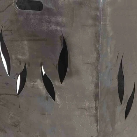 SIENA GARDEN Feuerkorb FLAMIA, Stahl Anthrazit 51 X 51 X 60 Cm 4 SIENA GARDEN Feuerkorb FLAMIA, Stahl Anthrazit 51 X 51 X 60 Cm – Bild 2