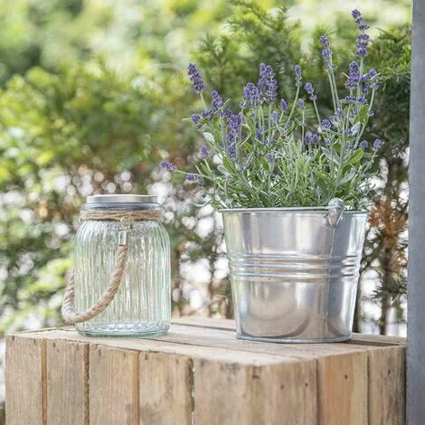 SIENA GARDEN Solar- Windlicht, Glas Mit Seilgriff 1 LED Weiß, 1 LED Farbwechsler, 11 X 16 Cm 6 SIENA GARDEN Solar- Windlicht, Glas Mit Seilgriff 1 LED Weiß, 1 LED Farbwechsler, 11 X 16 Cm – Bild 4