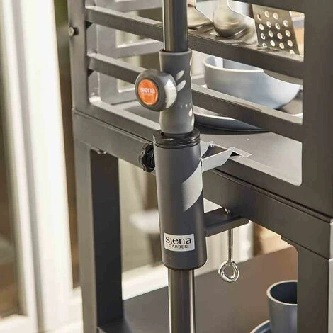 SIENA GARDEN Schirmhalter Für Balkon-Geländer Sonnenschirmhalter Balkonklammer Schirmständer 6 SIENA GARDEN Schirmhalter Für Balkon-Geländer Sonnenschirmhalter Balkonklammer Schirmständer – Bild 4