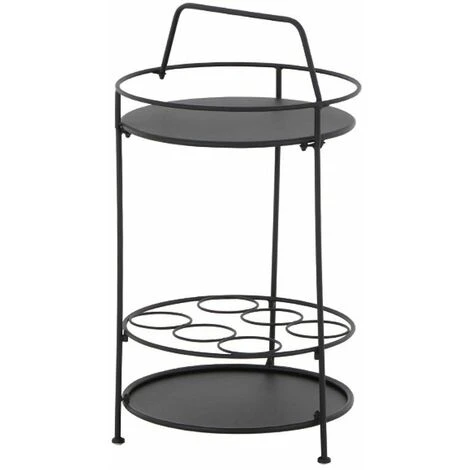 Beistelltisch 'Siero', Siena Garden, Anthrazit, Höhe 74 X Ø 41 Cm 4 Beistelltisch 'Siero', Siena Garden, Anthrazit, Höhe 74 X Ø 41 Cm – Bild 2