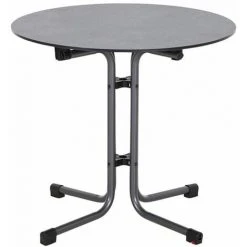 Klapptisch 'Sola', Siena Garden, Anthrazit D: Ca. 80cm