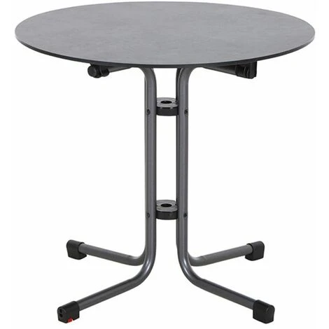 Klapptisch 'Sola', Siena Garden, Anthrazit D: Ca. 80cm 6 Klapptisch 'Sola', Siena Garden, Anthrazit D: Ca. 80cm – Bild 4