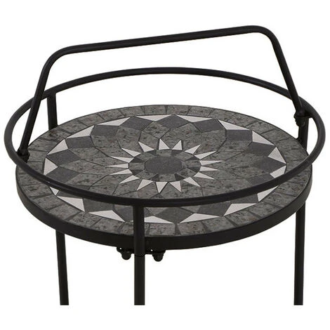 Siena Garden Serviertisch, Como, Matt Schwarz, Ca. 71 X 70 X 35 Cm 7 Siena Garden Serviertisch, Como, Matt Schwarz, Ca. 71 X 70 X 35 Cm – Bild 5