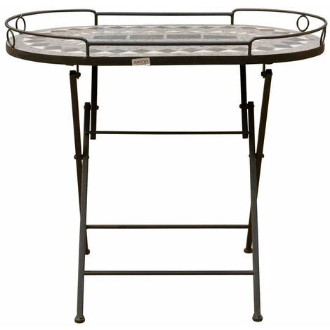 Siena Garden Serviertisch, Como, Matt Schwarz, Ca. 60 X 67,5 X 41 Cm 4 Siena Garden Serviertisch, Como, Matt Schwarz, Ca. 60 X 67,5 X 41 Cm – Bild 2