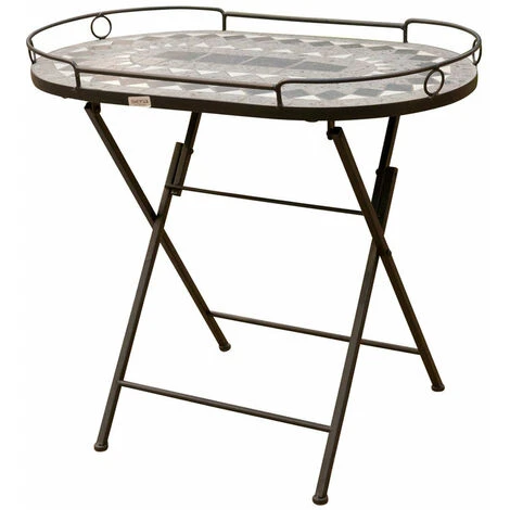 Siena Garden Serviertisch, Como, Matt Schwarz, Ca. 60 X 67,5 X 41 Cm 5 Siena Garden Serviertisch, Como, Matt Schwarz, Ca. 60 X 67,5 X 41 Cm – Bild 3