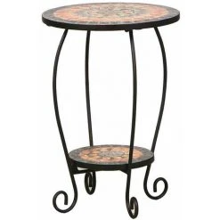 SIENA GARDEN Blumenständer Prato Eisen Mit Mosaikoptik