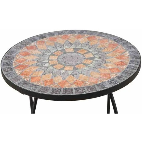 SIENA GARDEN Blumenständer Prato Eisen Mit Mosaikoptik 4 SIENA GARDEN Blumenständer Prato Eisen Mit Mosaikoptik – Bild 2