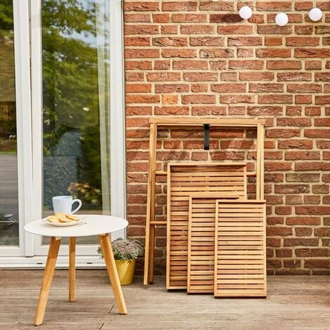 Tablett 'Caruna', Siena Garden, 3-teilig, Akazienholz, 91 X 70 X 45 Cm 5 Tablett 'Caruna', Siena Garden, 3-teilig, Akazienholz, 91 X 70 X 45 Cm – Bild 3