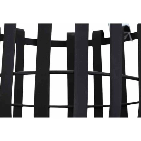 SIENA GARDEN Feuerkorb Pagia, Stahl Schwarz, Ø 39 X 51 Cm Inklusive Aschefangblech 4 SIENA GARDEN Feuerkorb Pagia, Stahl Schwarz, Ø 39 X 51 Cm Inklusive Aschefangblech – Bild 2
