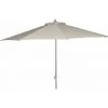 SIENA GARDEN Push Pro Mittelstockschirm Silber/natur Ø 300cm Gestell Alu Silber, Streben Stahl, Bezug 100% Polyester, 180g/m² Natur, Lichtschutzfaktor UPF 50+ -SIENA GARDEN Shop 41373510 1