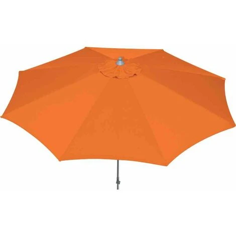 SIENA GARDEN Push Pro Mittelstockschirm Silber/terracotta Ø 300cm Gestell Alu Silber, Streben Stahl, Bezug 100% Polyester, 180g/m² Terra, Lichtschutzfaktor UPF 50+ 6 SIENA GARDEN Push Pro Mittelstockschirm Silber/terracotta Ø 300cm Gestell Alu Silber, Streben Stahl, Bezug 100% Polyester, 180g/m² Terra, Lichtschutzfaktor UPF 50+ – Bild 4