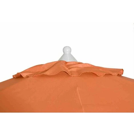 SIENA GARDEN Push Pro Mittelstockschirm Silber/terracotta Ø 300cm Gestell Alu Silber, Streben Stahl, Bezug 100% Polyester, 180g/m² Terra, Lichtschutzfaktor UPF 50+ 7 SIENA GARDEN Push Pro Mittelstockschirm Silber/terracotta Ø 300cm Gestell Alu Silber, Streben Stahl, Bezug 100% Polyester, 180g/m² Terra, Lichtschutzfaktor UPF 50+ – Bild 5