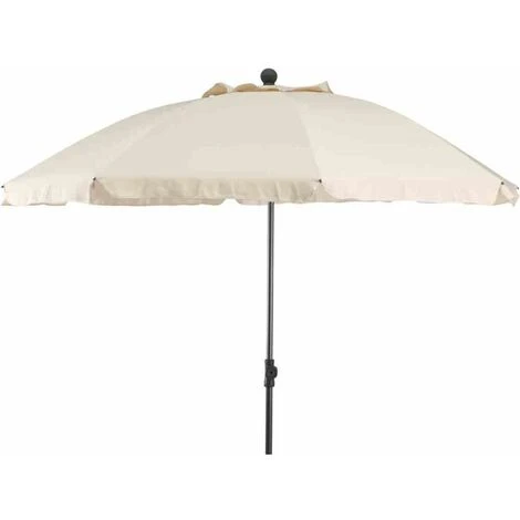 SIENA GARDEN Tropico Mittelstockschirm Anthrazit/natur Ø 200cm Gestell Stahl Anthrazit, Bezug 100% Polyester, 180g/m² In Natur, Lichtschutzfaktor UPF 50+ 3 SIENA GARDEN Tropico Mittelstockschirm Anthrazit/natur Ø 200cm Gestell Stahl Anthrazit, Bezug 100% Polyester, 180g/m² In Natur, Lichtschutzfaktor UPF 50+