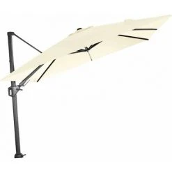 SIENA GARDEN Sunset N+ Ampelschirm Anthrazit/ecru 300x300cm Gestell Aluminium Anthrazit, Bezug 100% Polyester, 300g/m² In Ecru, PU-beschichtet, UPF 50+ 10 SIENA GARDEN Sunset N+ Ampelschirm Anthrazit/ecru 300x300cm Gestell Aluminium Anthrazit, Bezug 100% Polyester, 300g/m² In Ecru, PU-beschichtet, UPF 50+ -SIENA GARDEN Shop 41373549 4