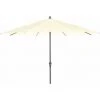 SIENA GARDEN Avio Mittelstockschirm Anthrazit/ecru Ø 350cm Gestell Alu Anthrazit, Streben Stahl, Bezug 100% Polyester, 220g/m² Ecru, Lichtschutzfaktor UPF 50+ -SIENA GARDEN Shop 41373554 1