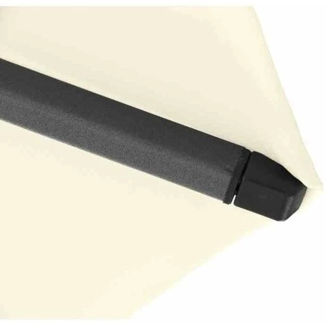 SIENA GARDEN Avio Mittelstockschirm Anthrazit/ecru Ø 350cm Gestell Alu Anthrazit, Streben Stahl, Bezug 100% Polyester, 220g/m² Ecru, Lichtschutzfaktor UPF 50+ 7 SIENA GARDEN Avio Mittelstockschirm Anthrazit/ecru Ø 350cm Gestell Alu Anthrazit, Streben Stahl, Bezug 100% Polyester, 220g/m² Ecru, Lichtschutzfaktor UPF 50+ – Bild 5