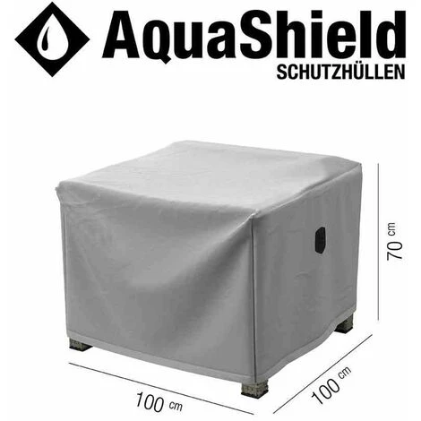 SIENA GARDEN AquaShield Loungesesselhülle 100x100xH70 Cm Hellgrau, 100% Polyester 4 SIENA GARDEN AquaShield Loungesesselhülle 100x100xH70 Cm Hellgrau, 100% Polyester – Bild 2