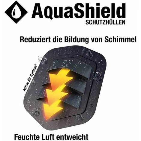 SIENA GARDEN AquaShield Loungesesselhülle 100x100xH70 Cm Hellgrau, 100% Polyester 5 SIENA GARDEN AquaShield Loungesesselhülle 100x100xH70 Cm Hellgrau, 100% Polyester – Bild 3