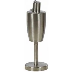 SIENA GARDEN Tischölfackel Lina, Aus Edelstahl, Aluminium Und Fiberglasdocht Ø 9 X 27 Cm, Max. Ölfüllmenge 400 Ml