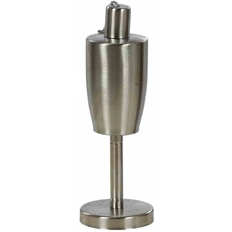 SIENA GARDEN Tischölfackel Lina, Aus Edelstahl, Aluminium Und Fiberglasdocht Ø 9 X 27 Cm, Max. Ölfüllmenge 400 Ml 3 SIENA GARDEN Tischölfackel Lina, Aus Edelstahl, Aluminium Und Fiberglasdocht Ø 9 X 27 Cm, Max. Ölfüllmenge 400 Ml