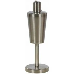 SIENA GARDEN Tischölfackel Dana, Aus Edelstahl, Aluminium Und Fiberglasdocht Ø 9 X 27 Cm, Max. Ölfüllmenge 340 Ml