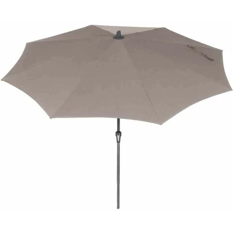 SIENA GARDEN Avio Mittelstockschirm Anthrazit/taupe Ø 300cm Gestell Alu Anthrazit, Streben Stahl, Bezug 100% Polyester, 220g/m² Taupe, Lichtschutzfaktor UPF 50+ 5 SIENA GARDEN Avio Mittelstockschirm Anthrazit/taupe Ø 300cm Gestell Alu Anthrazit, Streben Stahl, Bezug 100% Polyester, 220g/m² Taupe, Lichtschutzfaktor UPF 50+ – Bild 3