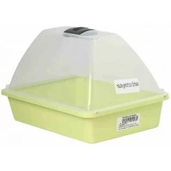 SIENA GARDEN Display Midi-Grow 44tlg. 22 X Anthrazit/ 22 X Pastellgrün, Schale+Haube