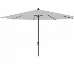 SIENA GARDEN Avio Mittelstockschirm Anthrazit/stone Ø 350cm Gestell Alu Anthrazit, Streben Stahl, Bezug 100% Polyester, 220g/m² Stone, Lichtschutzfaktor UPF 50+