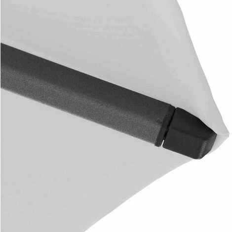 SIENA GARDEN Avio Mittelstockschirm Anthrazit/stone Ø 350cm Gestell Alu Anthrazit, Streben Stahl, Bezug 100% Polyester, 220g/m² Stone, Lichtschutzfaktor UPF 50+ 7 SIENA GARDEN Avio Mittelstockschirm Anthrazit/stone Ø 350cm Gestell Alu Anthrazit, Streben Stahl, Bezug 100% Polyester, 220g/m² Stone, Lichtschutzfaktor UPF 50+ – Bild 5