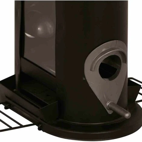 SIENA GARDEN Vogelfutterhaus Black Line Für Mischfutter, 24,5 Cm 5 SIENA GARDEN Vogelfutterhaus Black Line Für Mischfutter, 24,5 Cm – Bild 3