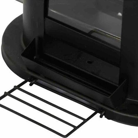 SIENA GARDEN Vogelfutterhaus Black Line Für Mischfutter, 24,5 Cm 6 SIENA GARDEN Vogelfutterhaus Black Line Für Mischfutter, 24,5 Cm – Bild 4